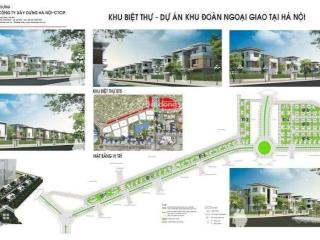 Cần cho thuê lô biệt thự bt3 diện tích 226m2 kđt ngoại giao đoàn  tây hồ tây