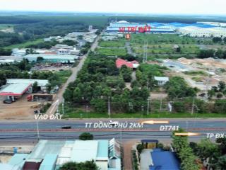 Bán đất khu công nghiệp đồng phú 630 triệu/145m2 xây nhà trọ cho thuê kiếm thu nhập 8,5 tr/tháng