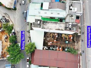 Bán đất 2 mặt tiền, trong lõi làng đại học, mặt tiền đường tân lập, đông hòa, tp.dĩ an