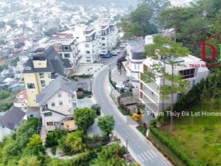 Chỉ 77tr/m2 cho lô đất 2 mặt tiền đường đống đa xây khách sạn view toàn thành phố đà lạt