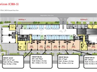 Bán căn shophouse the horizon đường trần văn trà, giá gốc cđt phú mỹ hưng