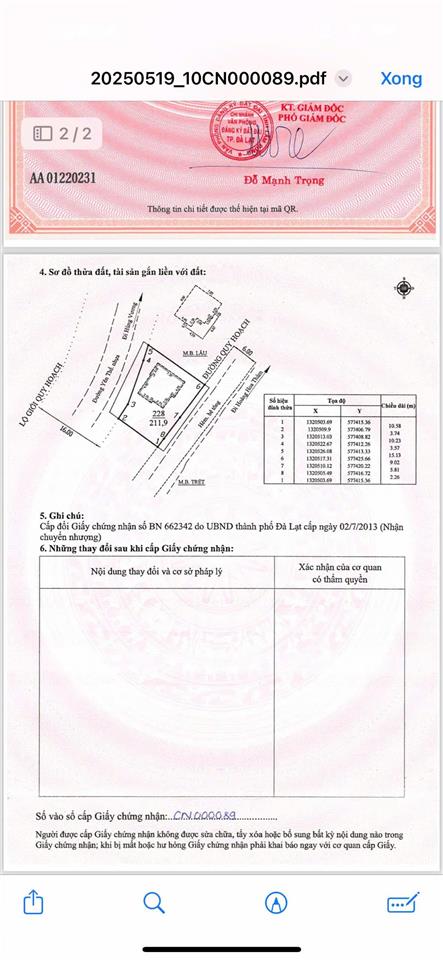 Bán villa 2 mặt tiền đường yên thế, p10, đà lạt. diện tích 212m², 3 tầng