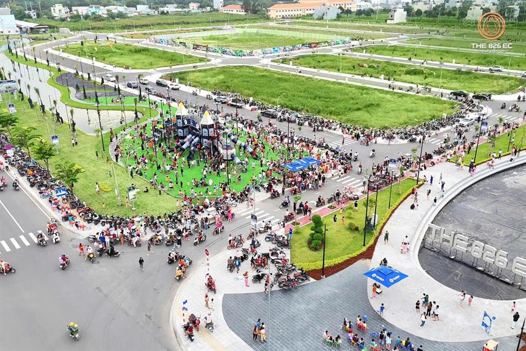 Đất sổ hồng riêng từng nền  tt 18 tháng  ngân hàng hỗ trợ 0% lãi/15 tháng, ân hạn gốc 24 tháng