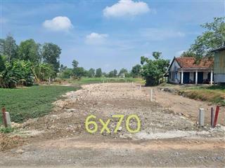 Bán lô đất 6x70m thổ cư đức hoà, long an giá rẻ