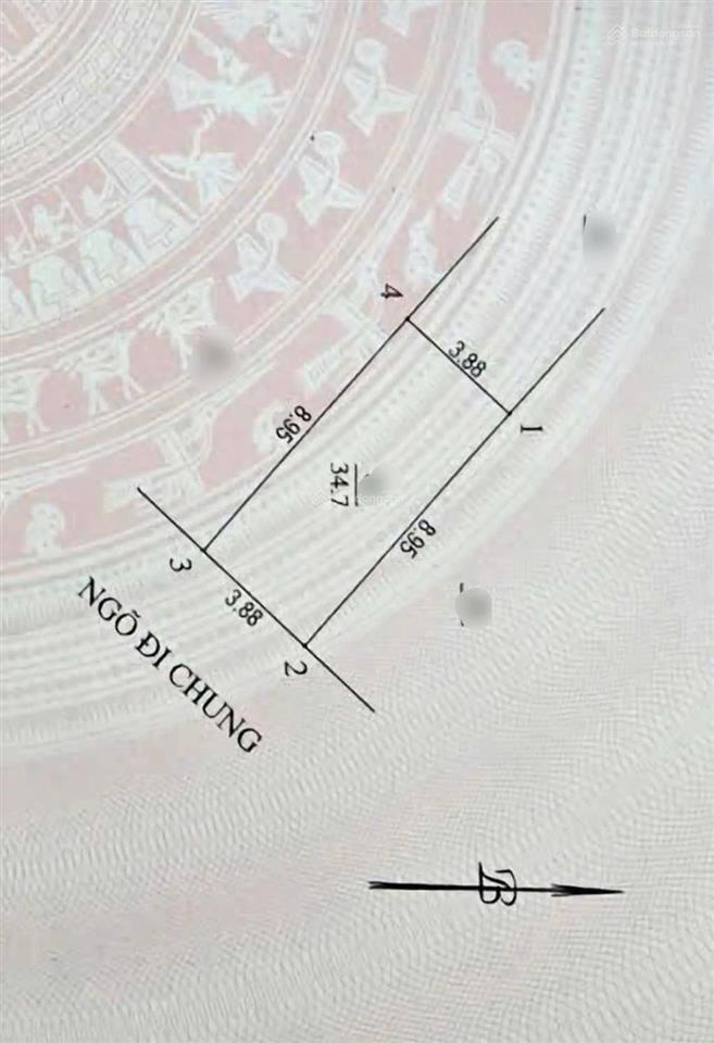 Phân lô tt quân đội 665 tây tựu, gần ngay vành đai 3.5, 35m2x5t, mt 3.88m, 6.2 tỷ