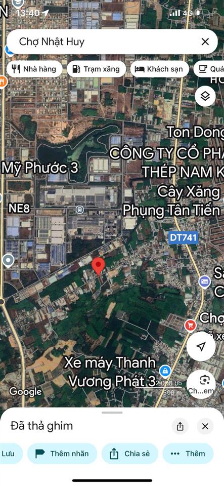 Bán mặt tiền đường balanxi thới hòa bến cát bd cũ, sát kho lạnh thiên lộc 0868 914 *** nga