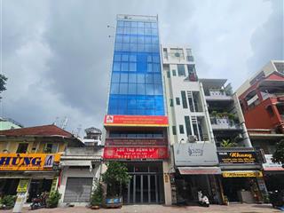 Nhà mặt tiền đường lý chính thắng quận 3 dt 8x25m hầm trệt lửng 5 lầu st tm.