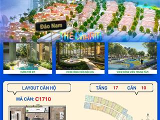 Căn góc 3pn the charm tầng 17 đẹp, view sông trung tâm charmora city nha trang
