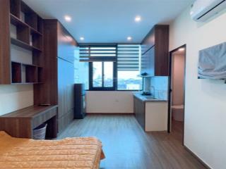 Chính chủ cho thuê ccmn full đồ hoàng quốc việt, 30m2, full đồ, ở được luôn, bảo vệ 24/7