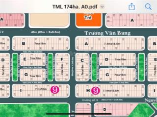 Chính chủ cần bán lô đất xây biệt thự góc 2 mặt tiền ngay trương văn bang chỉ 185 triệu/m²