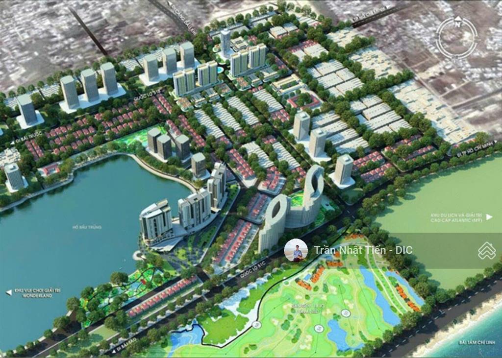 Bán lô đất mặt tiền trục chính 23m  kđt chí linh, vũng tàu