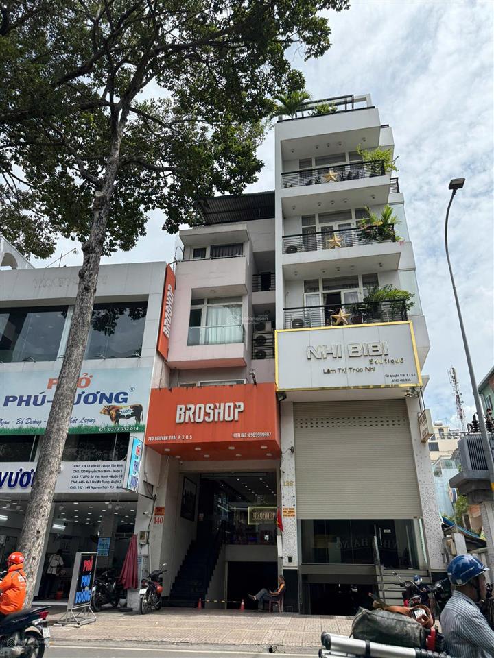 Chính chủ cho thuê nhà 140 nguyễn trãi p. 3 quận 5 hầm 3 lầu giá cho thuê 100 triệu/tháng