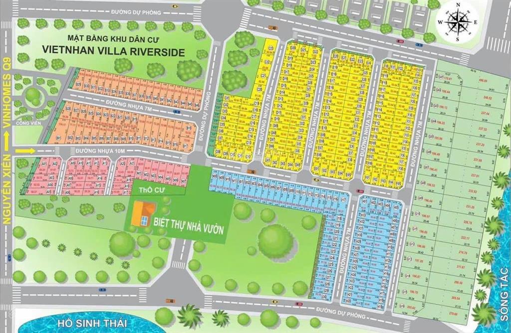 0903 115 *** bán nhanh nền 57m2/3tỷ5 khu việt nhân villa 230 nguyễn xiển, shr cc ngay