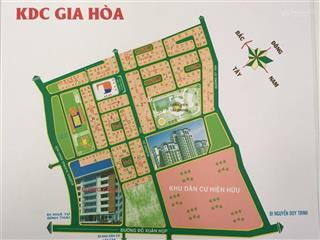 Bán lô đất 137.5 tỷ đường phạm trọng cầu, giá chỉ 12.4 tỷ thuộc kdc gia hoà, phước long b, q9