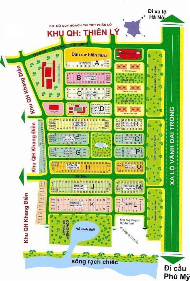 Mua bán đất nền kdc an thiên lý, phước long b, quận 9, tp hồ chí minh. dt 90m2/8.35 tỷ