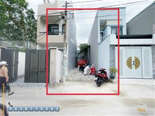 Bán đất chính chủ 4x26m thổ cư p. dĩ an, tp. hcm gần cầu vượt linh xuân chỉ 2 tỷ 650  ngay