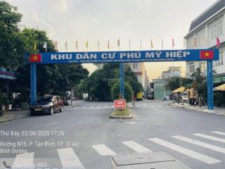 Bán đất 60m2 full thổ cư đường n2 kdc phú mỹ hiệp tân đông hiệp, đối diện dự án bcons solary.
