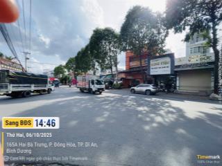 Nhà mặt tiền hai bà trưng ngã tư trung tâm dĩ an, tuyến kd sầm uất nhất! giá tốt hiếm có nhanh tay