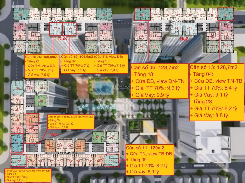 Căn 2 ngủ diện tích 87,46m2 rẻ nhất thị trường tại hanoi melody residences. 0988 980 ***