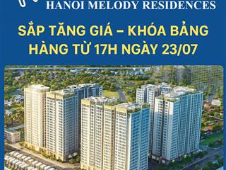 Cảnh báo đừng vội mua hanoi melody residences khi chưa biết thông tin này. hotline 0988 980 ***