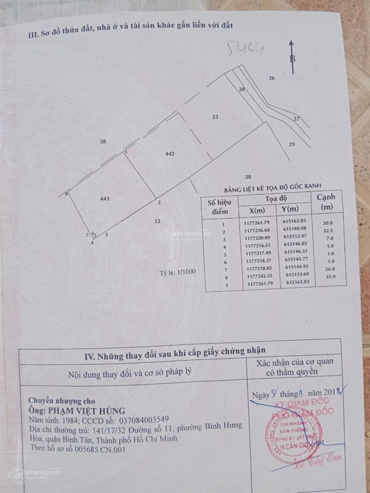 Chính chủ cần bán lô 1100m2 mt cá súc, bình khánh, cần giờ chỉ 3.9 tỷ