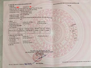 Chính chủ chào bán đất dốc cắt đằng, 4 tỷ, 95 m2, ý yên, nam định