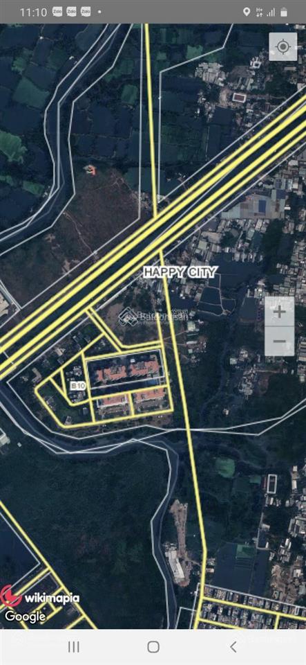 Chính chủ bán lô đất biệt thự kdc happy city mặt tiền nguyễn văn linh 10x18m (180m2), giá 8tỷ7 tl