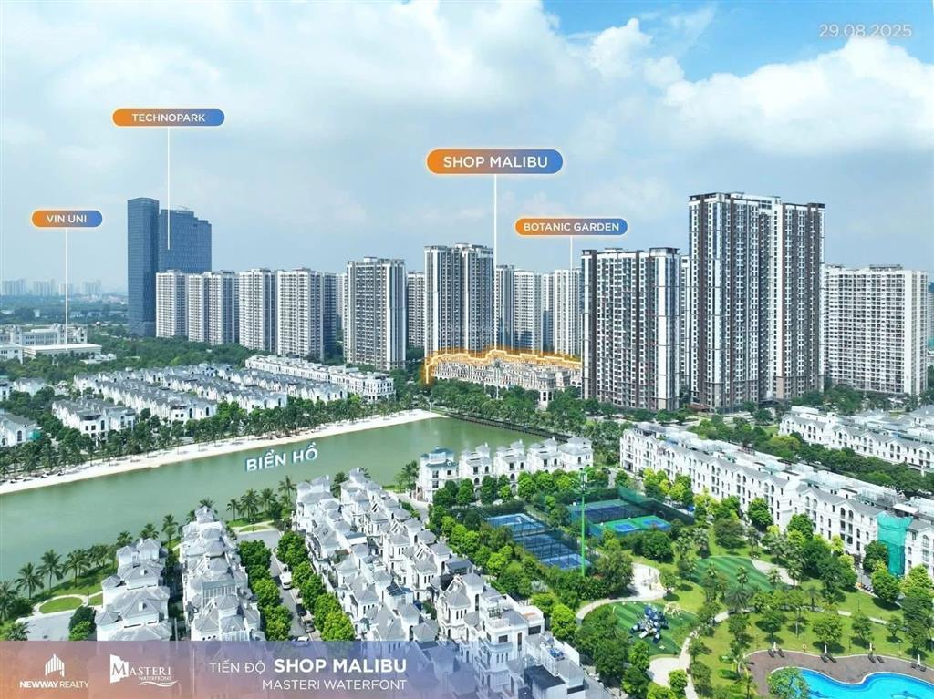 Bán căn góc độc quyền shop malibu walk masterise vinhomes ocean park 1 gia lâm siêu đẹp