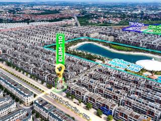 Bán căn nhà phố góc đại lộ bốn mùa đlbm110 trục thẳng cửa biển hồ giá cđt chiết khấu cao