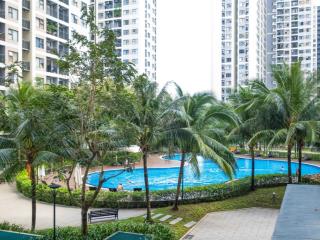 Bán căn 2pn dt 62m2, lầu 2, phân khu rainbow, view nhìn về hồ bơi mát mẻ, hàng mới 100% đã có sổ