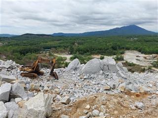 Mỏ đá xây dựng cách sân bay long thành 99km, đa dạng nguồn cấp, trữ lượng nhiều, khai thác ổn định
