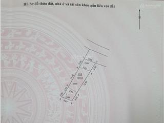 Bán đất mặt tiền 6m, sổ đỏ chính chủ, đường nhựa 12m tại đô lương, bắc sơn, sóc sơn, giá 1,65 tỷ