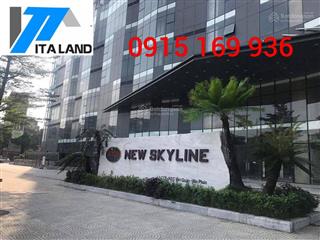 Siêu hot cho thuê văn phòng chuyên nghiệp 155m2 ngay tại tòa new skyline, văn quán, hà đông