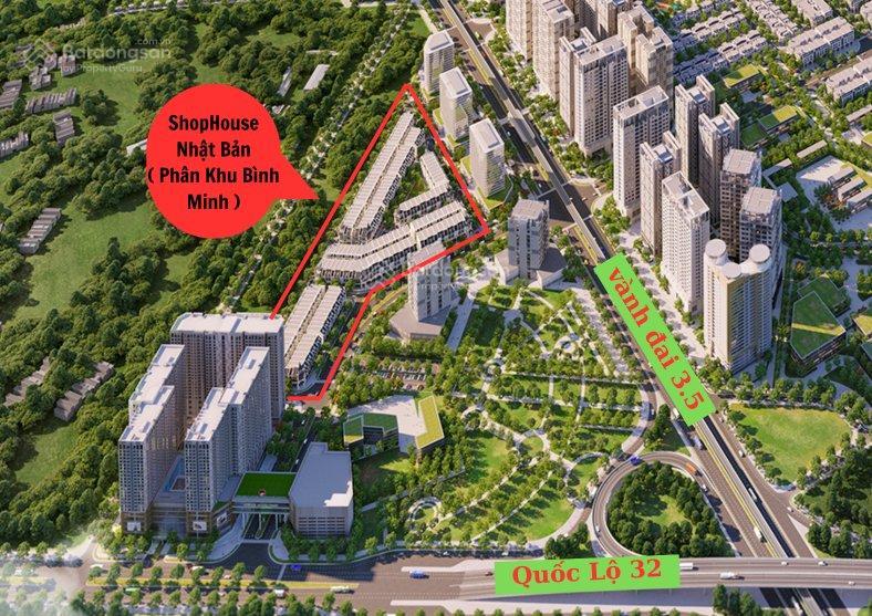 Tôi bán liền kề khu nhật 110m2 áp góc ngay chân chung cư wisteria, xây 5 tầng siêu đẹp, đã có sổ
