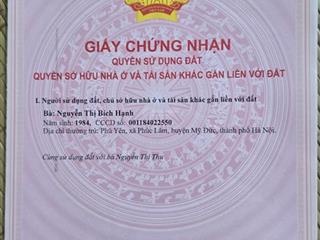 Chính chủ bán mảnh đất 32m2 có sẵn nhà đang cho thuê 5tr/tháng, ngõ rộng oto vào được, giá tốt nhất