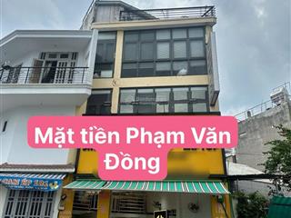 Bán mặt tiền kd phạm văn đồng, p.11 gò vấp, 1t2l, dtsd 127m2, đang cho thuê 25tr/tháng