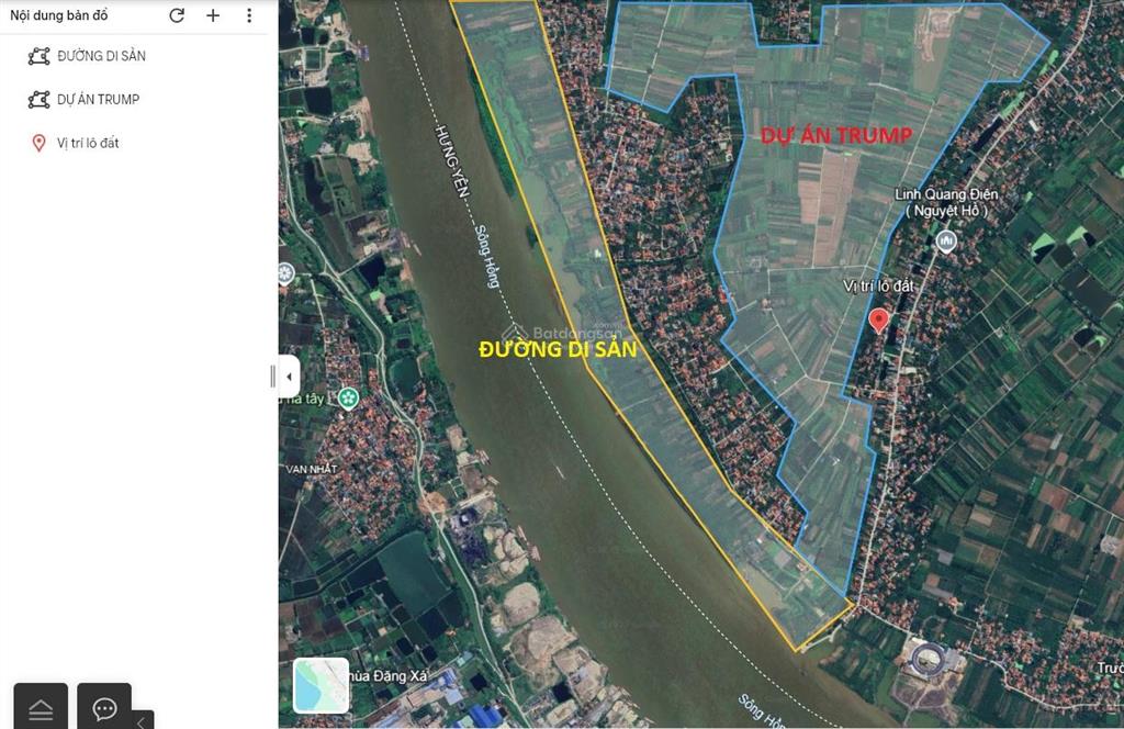 Cc bán nhanh lô đất châu ninh view dự án trump 100m2 mt hơn 5m giá 1.7 tỷ