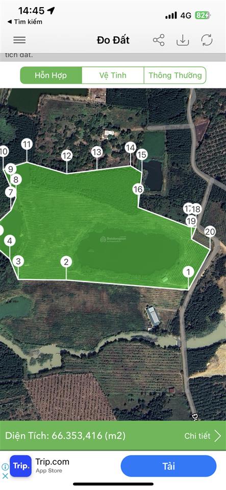 Cần bán 6,8 ha đất đông hà, đức linh, bình thuận, giá 25 tỷ. shr, cc ngay