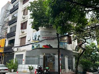 Cho thuê nhà lô góc 2 mặt tiền phố trung kính to, dtsd 70m2 * 5 tầng, nội thất cb. giá 40tr, có tl