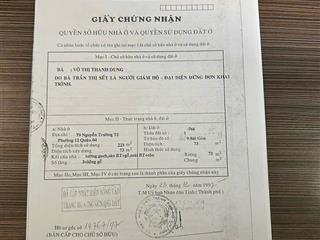 Chính chủ bán gấp nhà mặt tiền 79 nguyễn trường tộ. 3lầu giá 29.9ty
