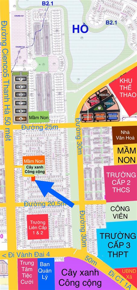 Lô biệt thự b2.2 bt8  4 khu đô thị thanh hà chính chủ tên em  tìm khách yêu cái đẹp