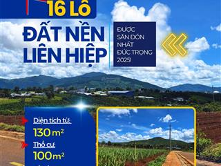 Mở bán 16 lô đất đẹp  liên hiệp  đức trọng