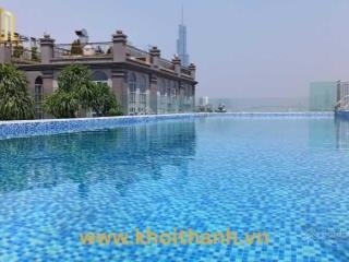Cho thuê 3pn paris hoàng kim q2, tầng cao mát mẻ, căn duy nhất giá cực tốt view landmark, nt cơ bản