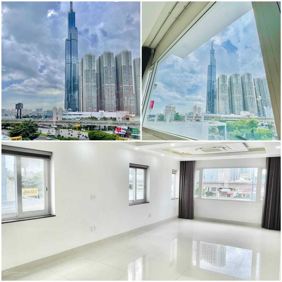 Cho thuê văn phòng diện tích 55m2 mặt tiền đường điện biên phủ, đối diện landmark 81