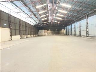 Cho thuê kho, nhà xưởng gần cầu chà và q5, kho trống suốt có bảo vệ 24/24