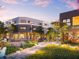 Bán nhà jhome căn góc 2 mặt tiền rộng 6m, một trệt 2 lầu hoàn thiện mới chỉ cần xách vali vào ở