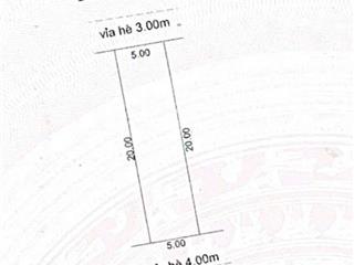 Nhà cấp 4, 2 mặt tiền trước sau đặng văn ngữ, khuê trung, cẩm lệ. s = 100m2 (5x20)m, giá 6.7 tỷ