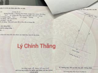 Đất 2 mặt tiền đường 7m5 lý chính thắng, hoà minh. dt 177m2 (17x10.5m), giá 8.99 tỷ