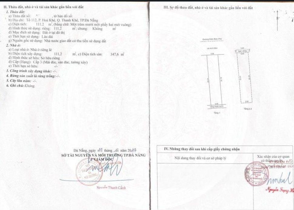 Nhà 3 tầng mặt tiền điện biên phủ. s=111,2m2 ngang 5m, cạnh hà huy tập. giá 18 tỷ