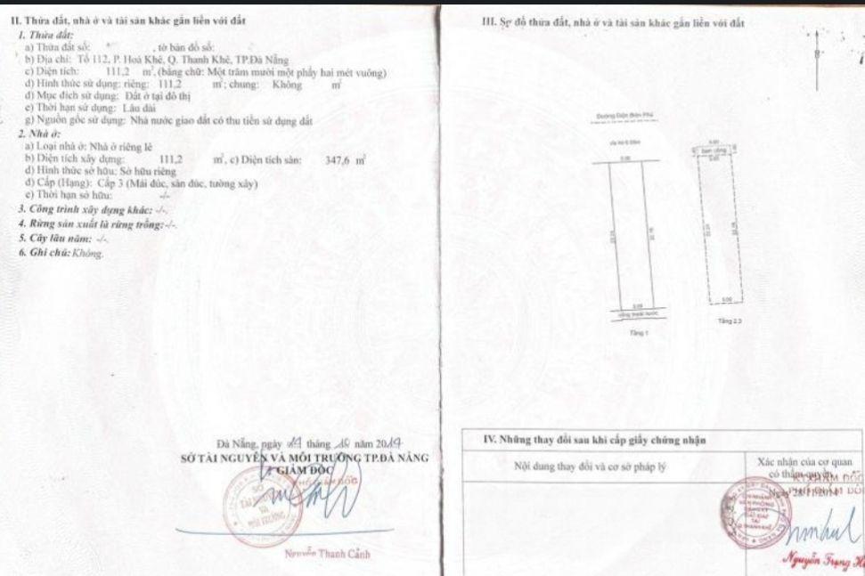 Nhà 3 tầng mặt tiền điện biên phủ. s=111,2m2 ngang 5m, cạnh hà huy tập. giá 18 tỷ
